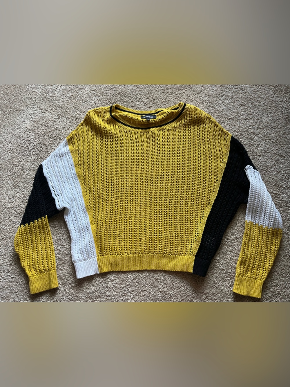 EXPRESS Womens Teen Sweater ~ Size S Small ~ Fall colors